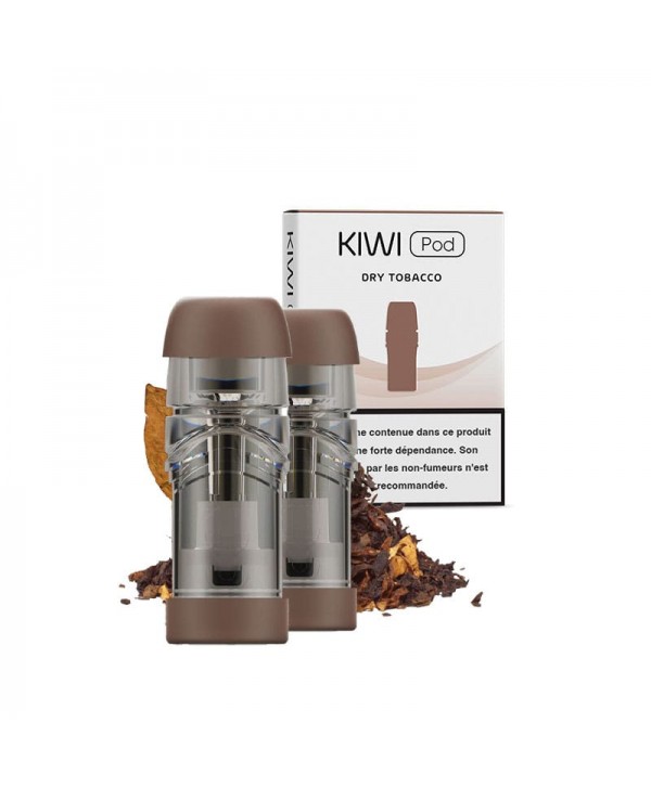 Pack 2 Cartouches Dry Tobacco Pod Kiwi