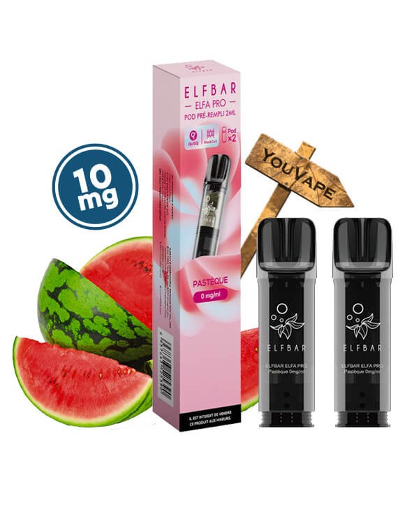 Pack x2 Cartouches Puff Elfa Pro 10mg