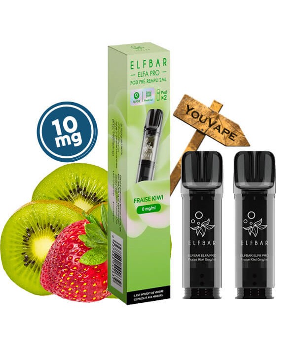 Pack x2 Cartouches Puff Elfa Pro 10mg