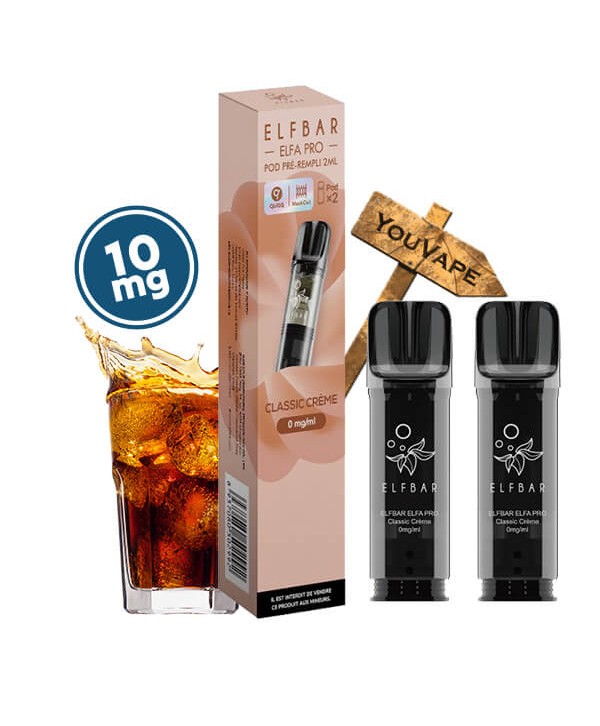 Pack x2 Cartouches Puff Elfa Pro 10mg