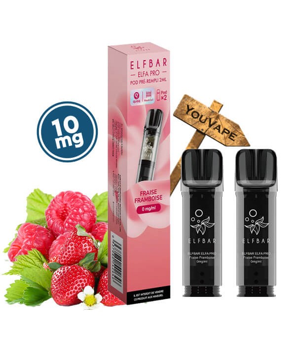 Pack x2 Cartouches Puff Elfa Pro 10mg
