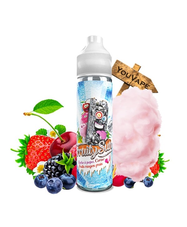 Barbe à Papa Cerise Fruits Rouges 50ml