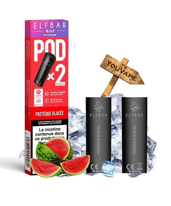 Pack 2x Cartouches 4in1 20mg/ml