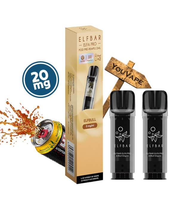 Pack x2 Cartouches Puff Elfa Pro 20mg