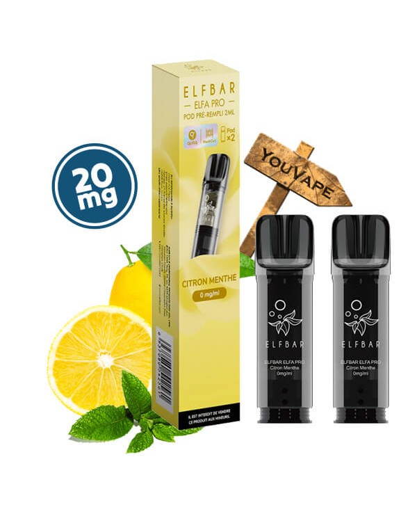 Pack x2 Cartouches Puff Elfa Pro 20mg
