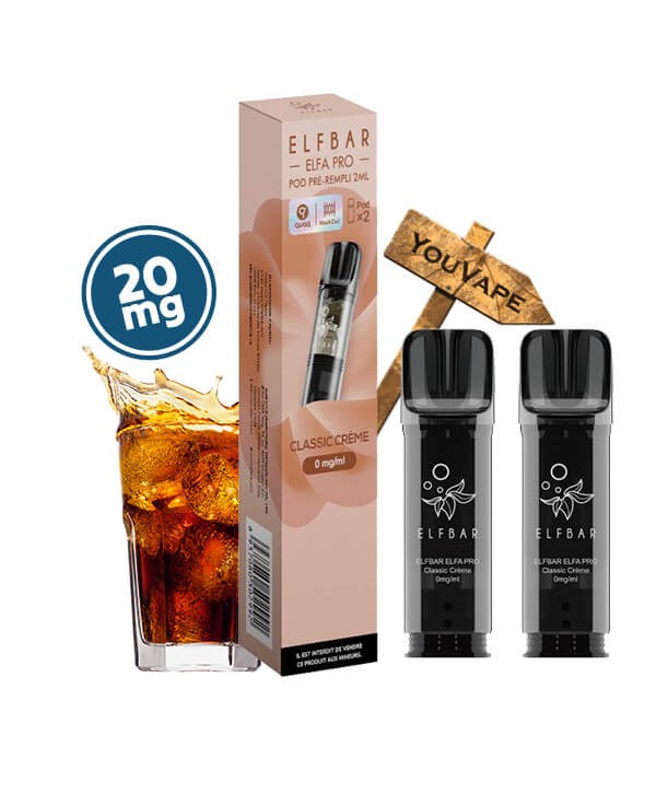 Pack x2 Cartouches Puff Elfa Pro 20mg