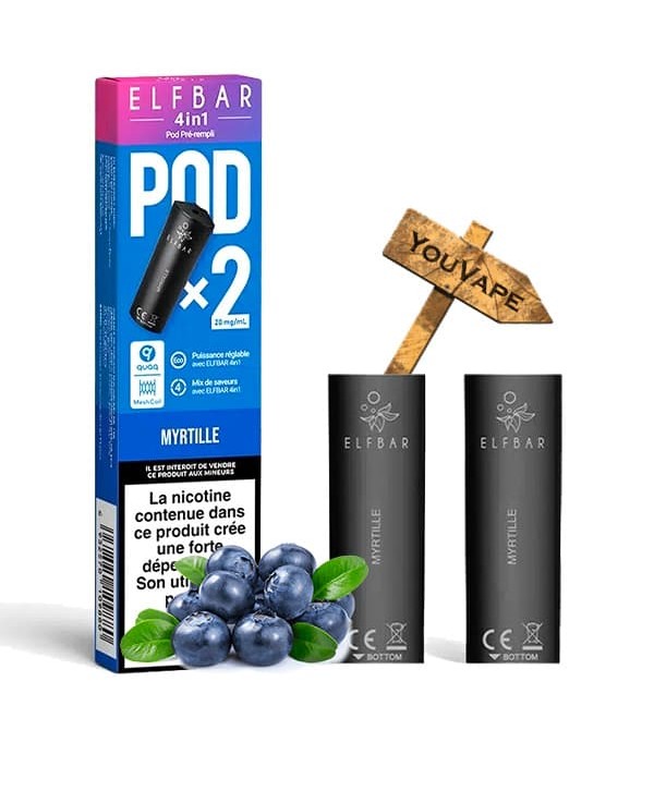 Pack 2x Cartouches 4in1 20mg/ml