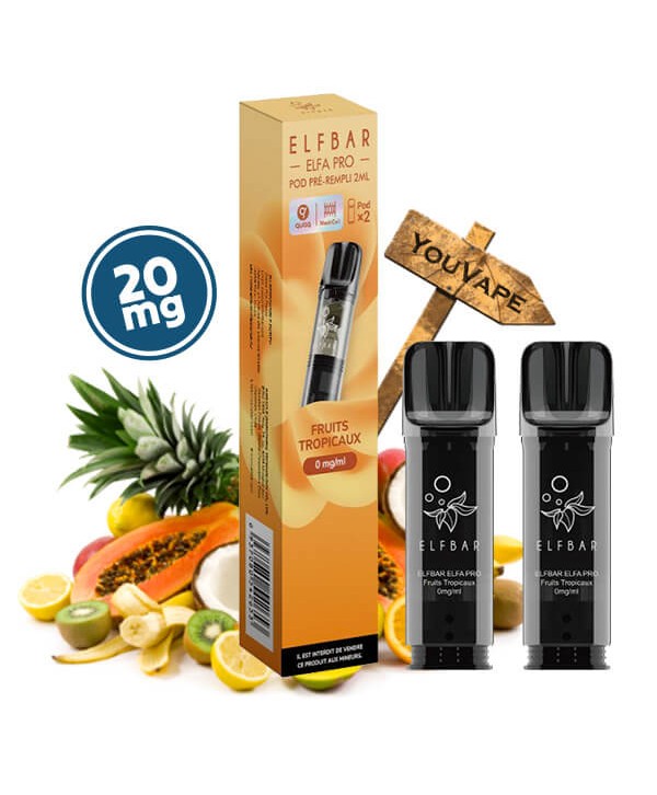 Pack x2 Cartouches Puff Elfa Pro 20mg