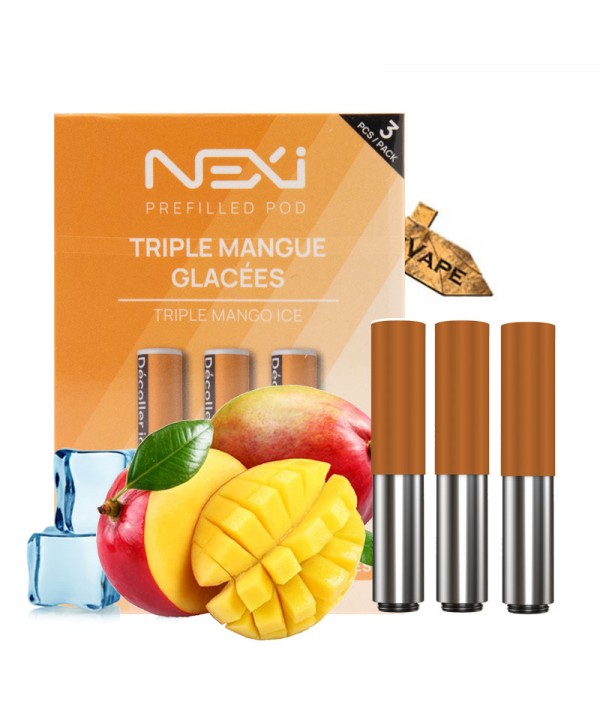Pack 3x Cartouches Nexi One Sans Nicotine