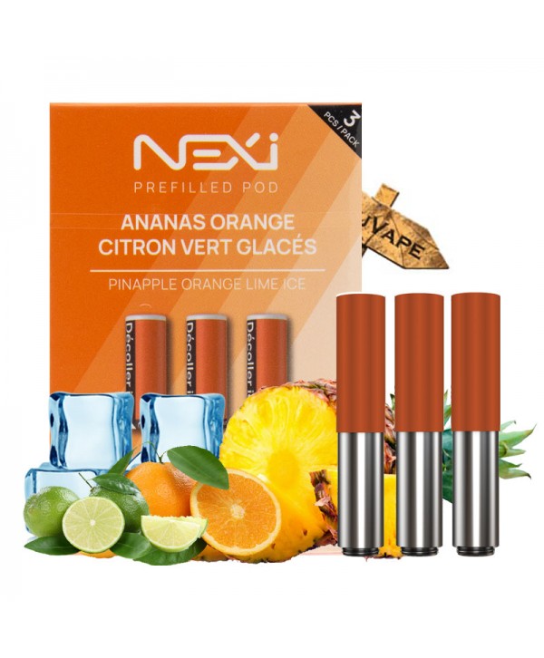 Pack 3x Cartouches Nexi One Sans Nicotine