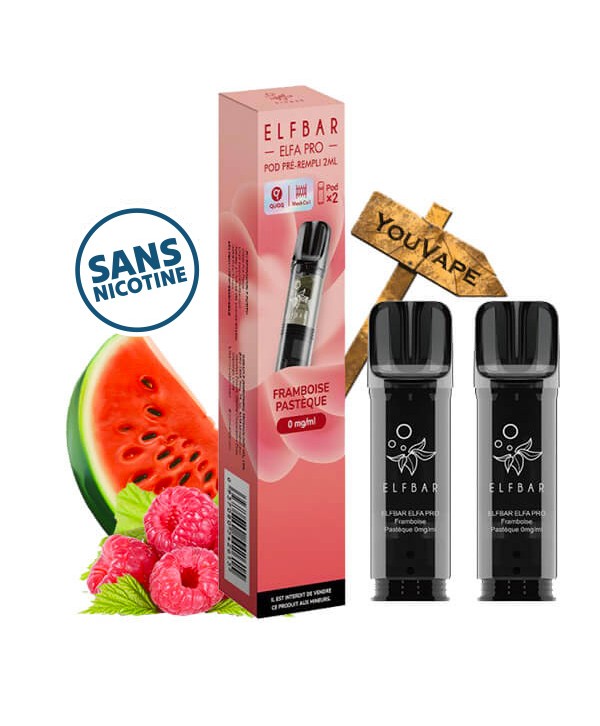 Pack x2 Cartouches Puff Elfa Pro 0mg