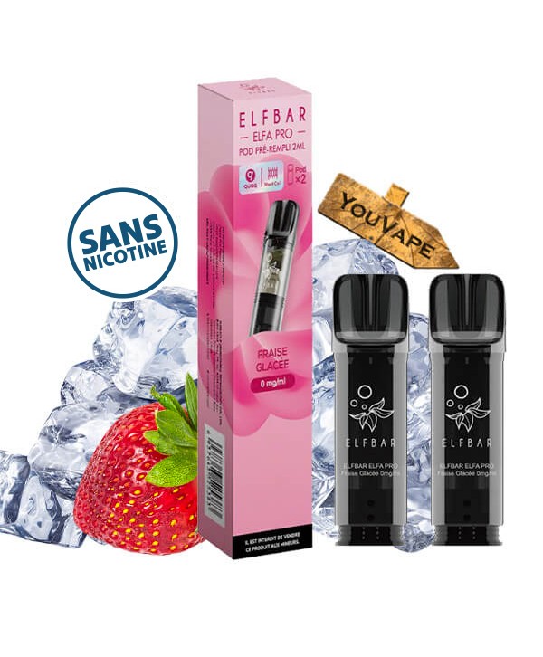 Pack x2 Cartouches Puff Elfa Pro 0mg