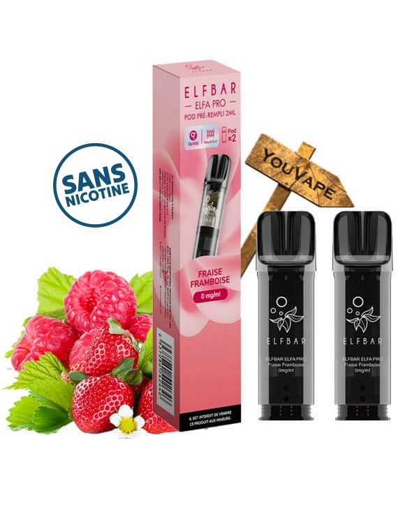 Pack x2 Cartouches Puff Elfa Pro 0mg