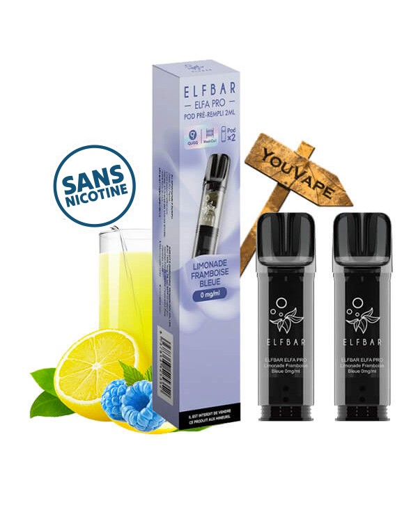 Pack x2 Cartouches Puff Elfa Pro 0mg