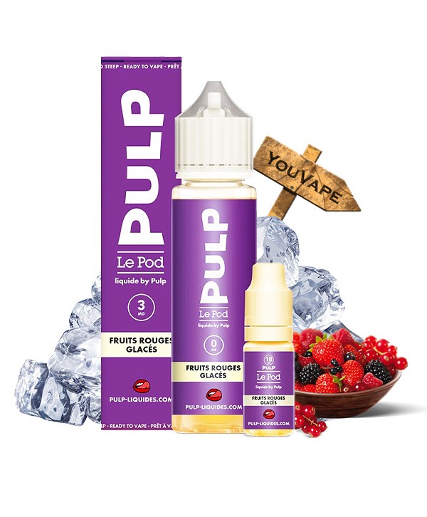 Fruits Rouges Glacés 50ml + Booster Pod Liquide