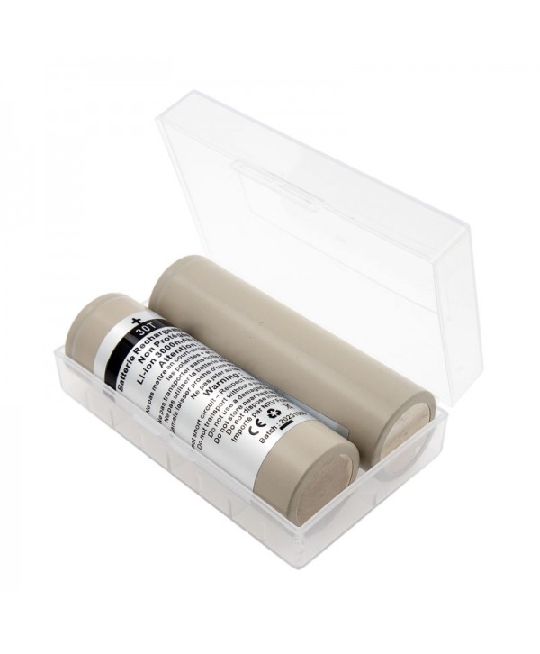 Boîte 2 accus 21700