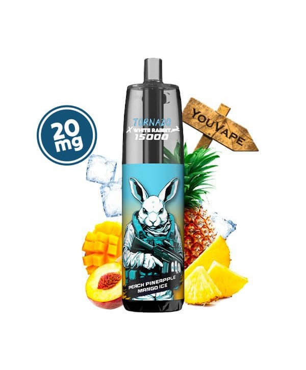 Puff 15K Tornado Peach Pineapple Mango Ice 20mg