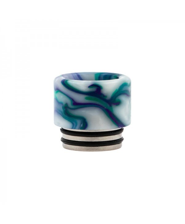 Drip tip 810 Acier & Résine Swirl (PVM26)