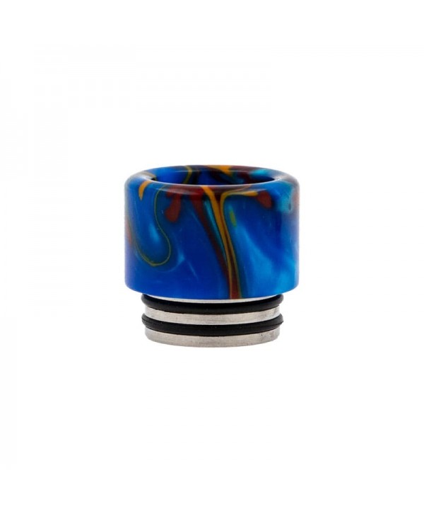 Drip tip 810 Acier & Résine Swirl (PVM26)