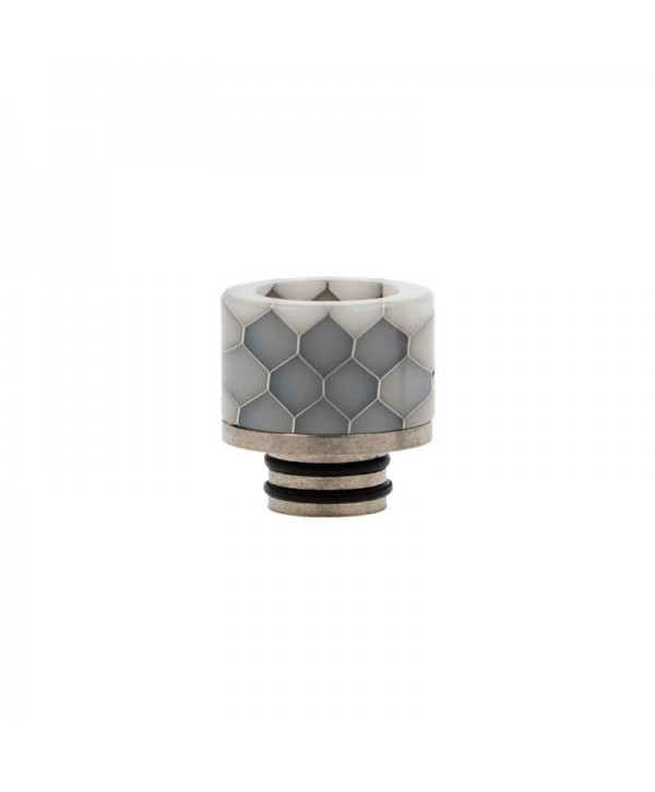 Drip tip 510 Acier & Résine Nid d'abeilles (PVM18)