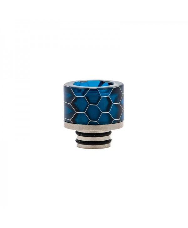Drip tip 510 Acier & Résine Nid d'abeilles (PVM18)