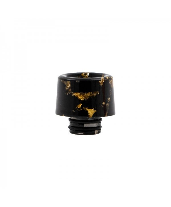 Drip tip 510 Résine & Pailletes Or (PVM04)