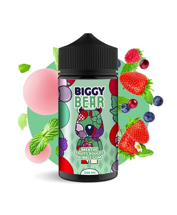 Menthe Fruits Rouges Bubble Gum 200ml