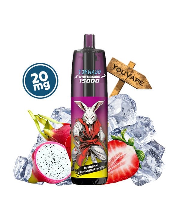 Puff 15K Tornado Dragon Strawberry Ice 20mg