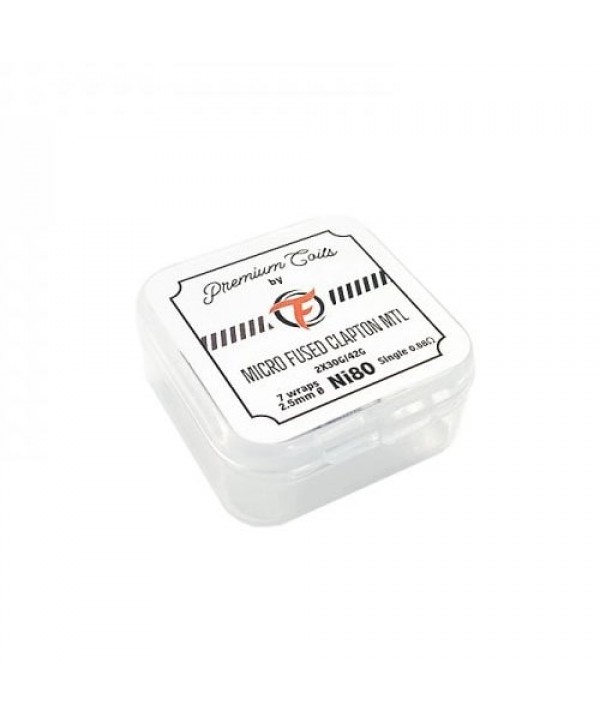 Pack 10 Coils MTL Micro Fused Clapton Ni80