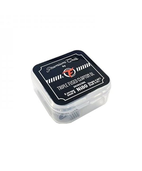 Pack 10 Coils Triple Fused Clapton Ni80